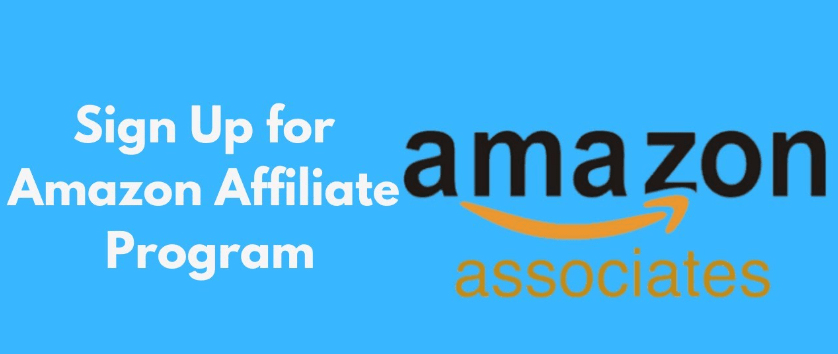Sign up for Amazon Associates